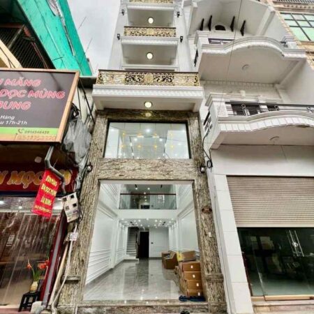 bán nhà 7 tầng, mặt phố Nguyễn Văn Cừ, 1 mặt ngõ, vỉa hè đá bóng, vừa ở vừa kinh doanh