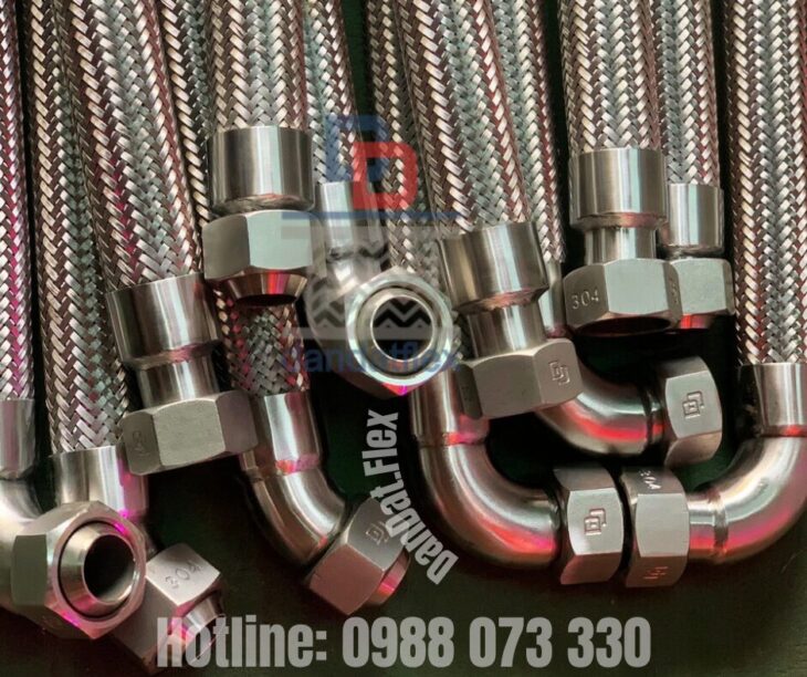 Ống mềm kim loại | Ống mềm inox công nghiệp | Ống mềm inox bọc PJ