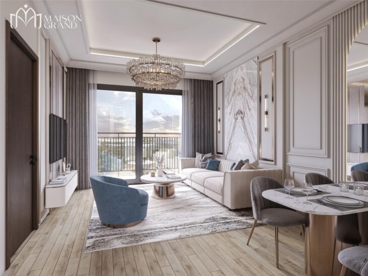 BÁN CĂN HỘ 2PN 2WC 70m² – TRÁI TIM PHÚ MỸ, MAISON GRAND 2,31 TỶ