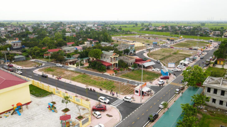 BÁN LÔ ĐẤT GIÁ RẺ NHẤT DÃY LK05 – TRỤC CHÍNH DỰ ÁN KDC QUỲNH MỸ