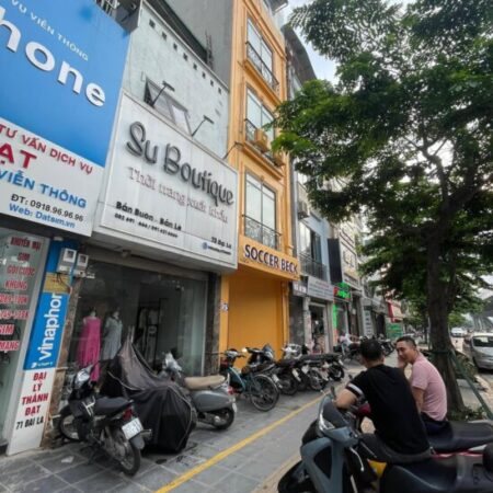 Lô góc mặt phố Đại La 100m² mặt tiền 4.6m sổ vuông nở hậu, vỉa hè đá bóng Kd Đỉnh chỉ 52 tỷ