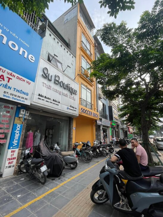 Bán nhà mặt phố Đại La Lô góc 85m² mặt tiền 4.6m sổ vuông nở hậu chỉ 52 tỷ