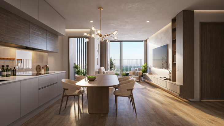 Căn hộ 2PN giá gốc Sky Retreat Eco Retreat giá tốt 3,9 tỷ (gồm VAT+KPBT), view biệt thự đảo