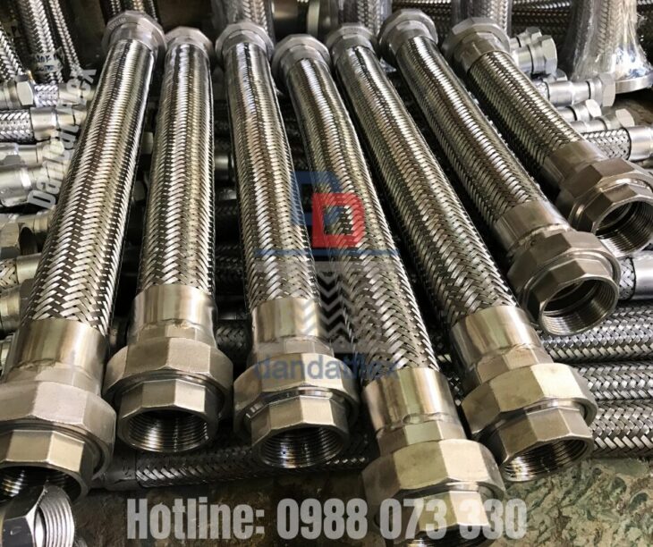 Ống mềm kim loại | Ống mềm inox công nghiệp | Ống mềm inox bọc PJ