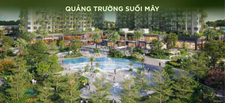 Bán căn hộ 3PN Eco Retreat Long An, view BT Đảo, có vườn mây, chỉ 4.6 tỷ, TT 25% nhận nhà.