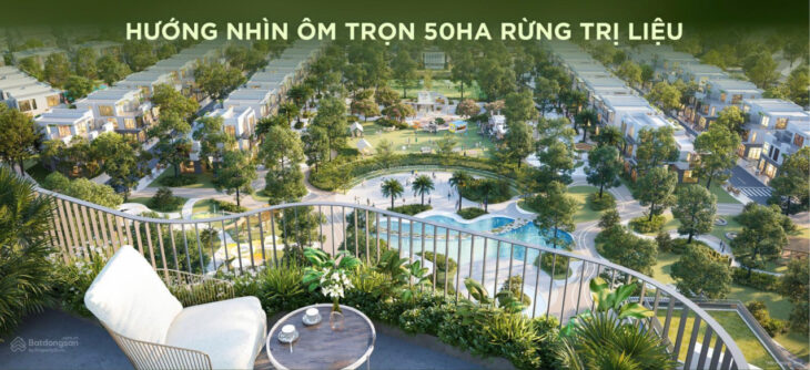 Bán căn hộ 3PN Eco Retreat Long An, view BT Đảo, có vườn mây, chỉ 4.6 tỷ, TT 25% nhận nhà.