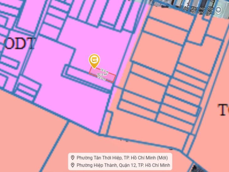 Đất HXH 54m2, Vuông – Hiệp Thành 13 Q12