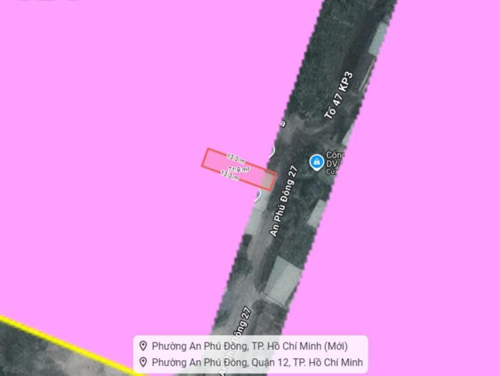 Nhà MT HXT 72m2, Nở hậu – An Phú Đông 27 Q12