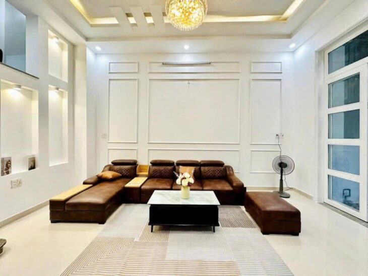 Nhà mới 4 tầng HXH sàn 183m2, Vuông – Thạnh Xuân 40 Quận 12