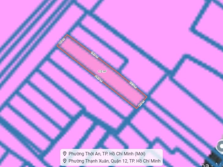 Giảm 200tr! Đất Vuông Hẻm Xe Tải 113m2 – Tô Ngọc Vân Q12