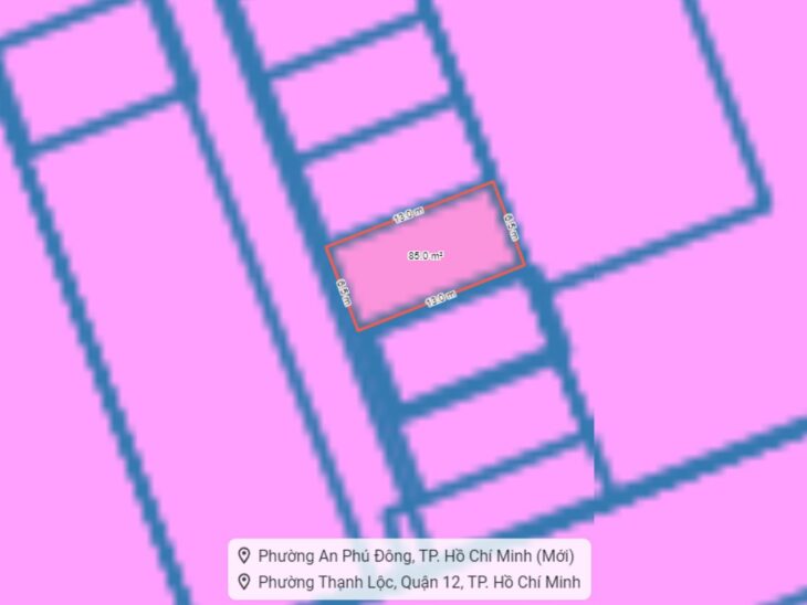 Giảm 200tr! Nhà Vuông 3 tầng Hẻm xe tải 84m2 – Thạnh Lộc 37 Q12