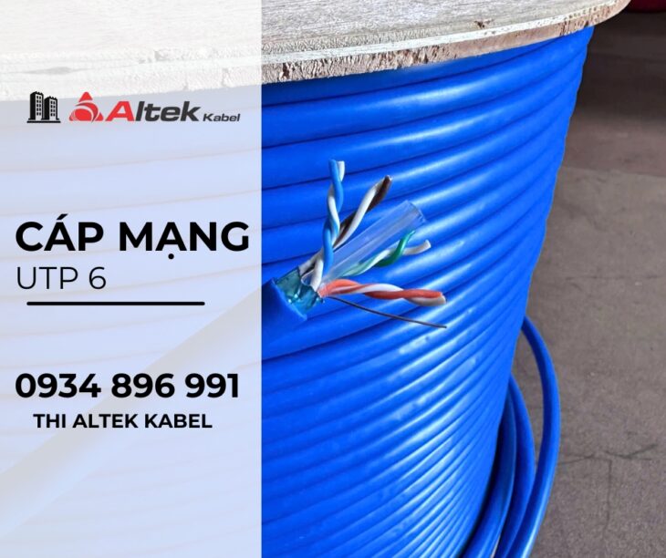 Cáp mạng UTP CAT6 Altek Kabel chính hãng