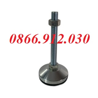 Chân tăng chỉnh đế cao su D80 M16xL150(mm) giải pháp cân bằng máy móc hiệu quả