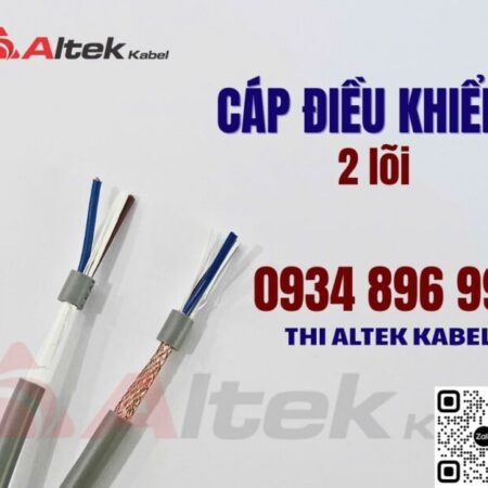 Cáp điều khiển 2×0.75mm Altek Kabel