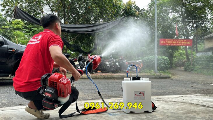 Máy phun thuốc kết hợp thổi lá Turbo 2 thì WQ-G66