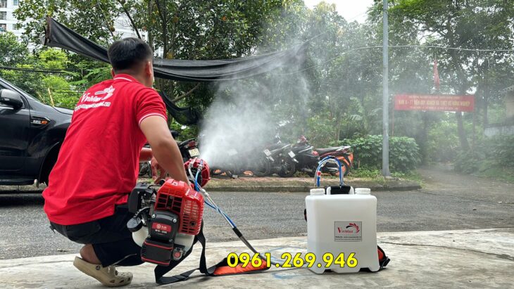 Máy phun thuốc kết hợp thổi lá Turbo 2 thì WQ-G66