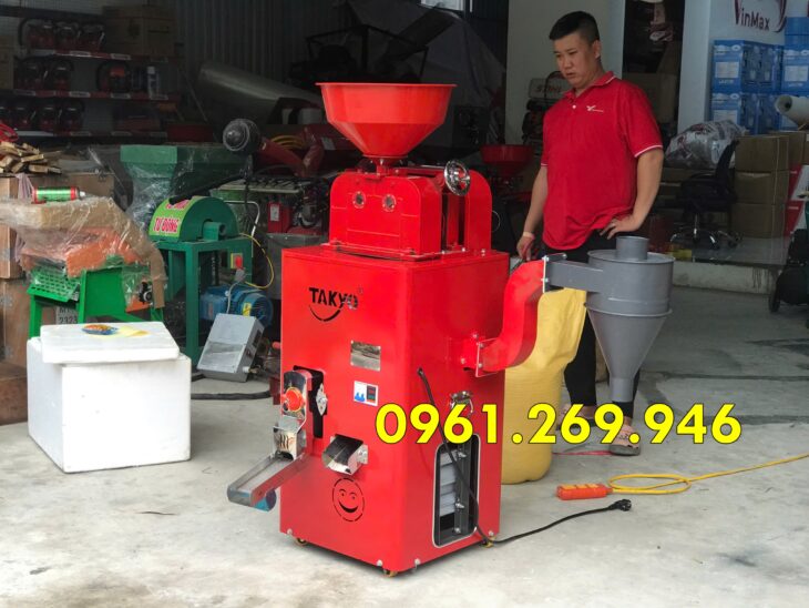 Máy xát gạo Takyo TK 250 C tách riêng trấu cám