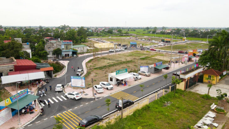 BÁN LÔ ĐẤT GIÁ RẺ NHẤT DÃY LK05 – TRỤC CHÍNH DỰ ÁN KDC QUỲNH MỸ