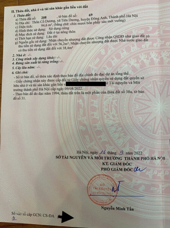 ✅ Bán đất Cổ Dương Tiên Dương – 94.6m – Ngõ ô tô – Gần bìa