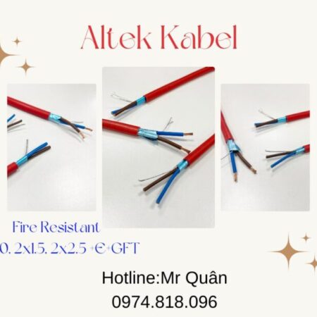 Altek Kabel: Cáp chống cháy chống nhiễu 2×2.5+E+GFT