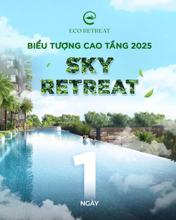 Cập nhật giỏ hàng căn hộ Eco Retreat 2PN, 3PN – 2WC giá chỉ từ 4,22 tỷ