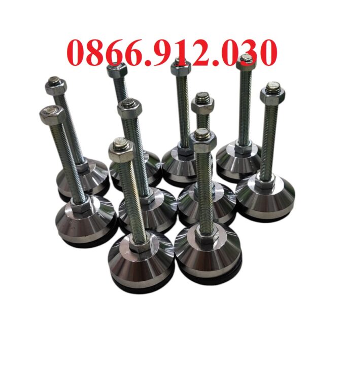 Báo giá chân tăng chỉnh chịu lực: Inox, nhựa, sắt, chịu tải nặng