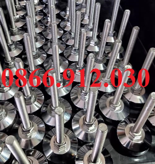 Báo giá chân tăng chỉnh chịu lực: Inox, nhựa, sắt, chịu tải nặng