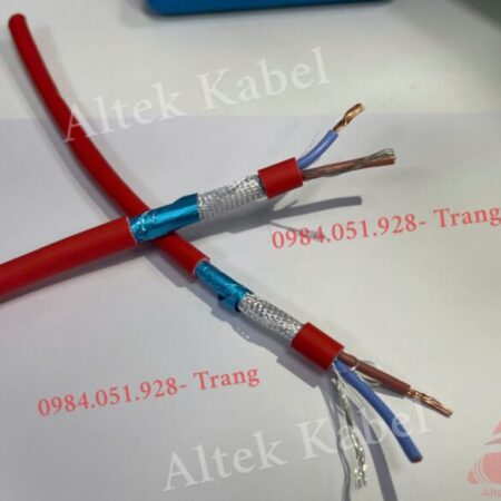 Cáp chống cháy chống nhiễu 2 lõi đạt tiêu chuẩn IEC