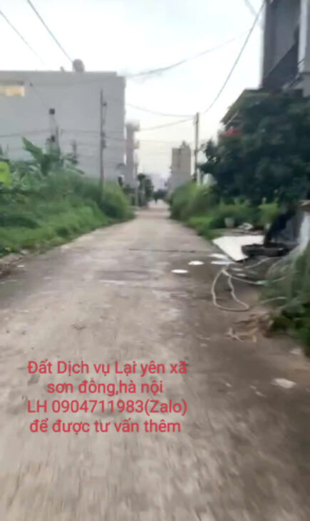 CHÍNH CHỦ CẦN BÁN MẢNH ĐẤT DỊCH VỤ ĐẸP – XÃ LẠI YÊN, HOÀI ĐỨC, HÀ NỘI 🌟 -Thông tin chi tiết: -Diện