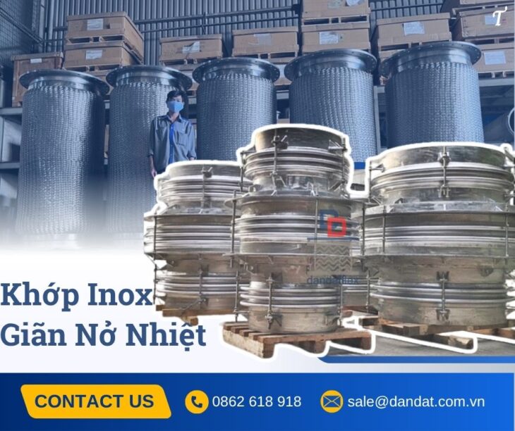 Khớp giãn nở inox nối bích/ Khớp nối đường ống dẫn dầu/ Khớp giãn nở nhiệt bằng vải/Bù giãn nở nhiệt