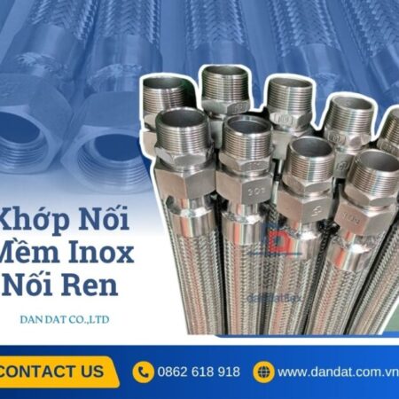 Khớp nối mềm nối ren, khớp nối mềm rắc co ren, khớp nối kim loại nối ren, khớp nối mềm bọc PJ