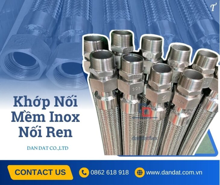 Khớp giãn nở inox nối bích/ Khớp nối đường ống dẫn dầu/ Khớp giãn nở nhiệt bằng vải/Bù giãn nở nhiệt