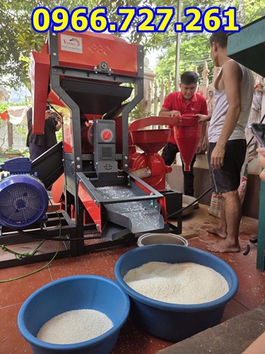 Máy xay xát gạo 3 pha kèm gầu tải Takyo TK1100 – Động cơ 15kW