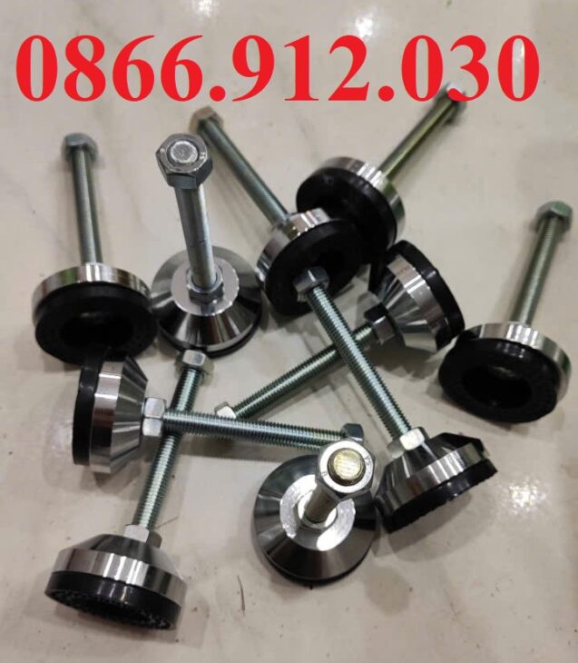 Báo giá chân tăng chỉnh chịu lực: Inox, nhựa, sắt, chịu tải nặng