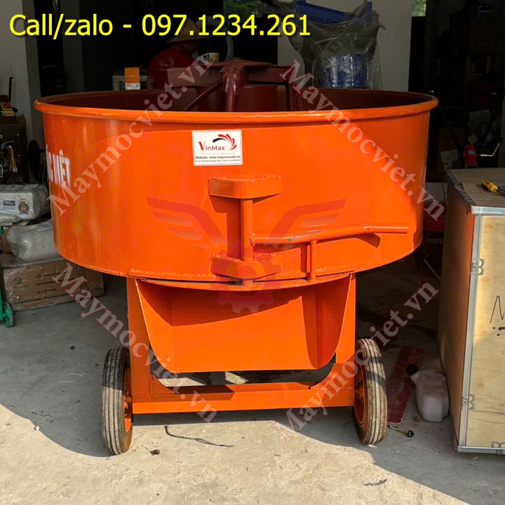 Máy trộn bê tông cưỡng bức 3 pha Turbo 500L giá rẻ