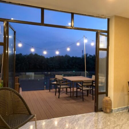 Nhà 4 tầng 100m2 KDC Compound Bv 24/24, View sông, view hồ, full Nt,sát Q7,Q8,Giá chỉ 7ty3