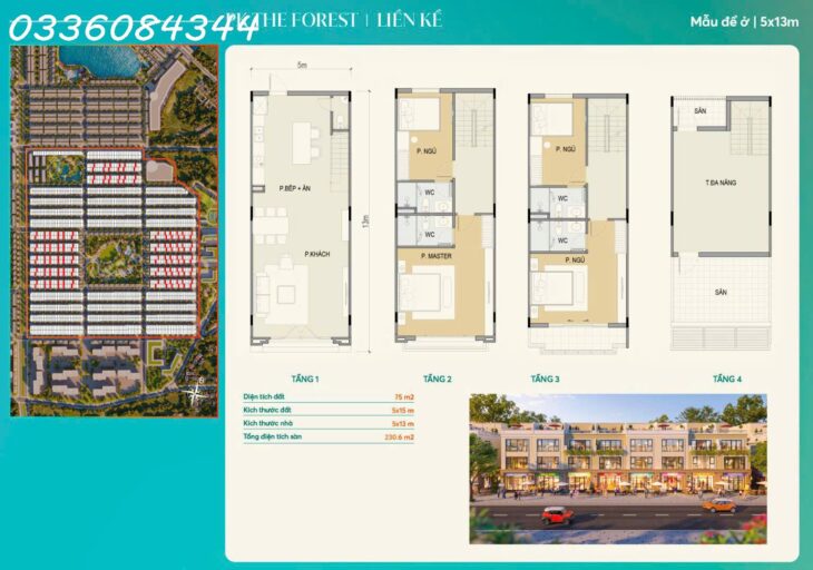 Nhà phố 3 lầu Vinhomes green city lựa chọn đẳng cấp cho gia đình bạn