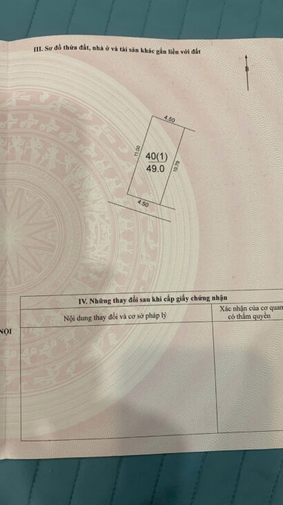 BÁN ĐẤT 49M2 XÓM NGOÀI UY NỖ ĐÔNG ANH – VỊ TRÍ TRUNG TÂM SIÊU ĐẸP