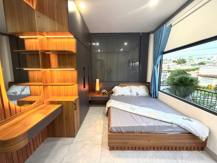 BÁN NHÀ MÊ HẺM XE HƠI NÉ NHAU 181 QUANG TRUNG MẶT TIỀN Nhà mê kiên cố – thiết kế hiện đại – Full