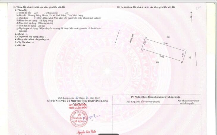 ĐẤT ĐẸP – GIÁ RẺ – BÁN NHANH Tại KDC Phường Đông Thuận, Vĩnh Long