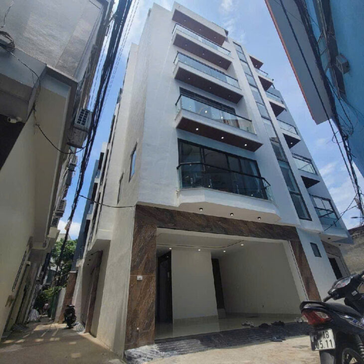 * NHÀ MỚI KÍNH KOONG CÒN THƠM MÙI SƠN ( SÀI ĐỒNG- LONG BIÊN)- 6 TẦNG THÁNG MÁY-OTO ĐỖ CỬA – LÔ