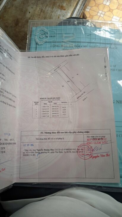 LÔ ĐẤT VỊ TRÍ ĐẸP – GIÁ TỐT CHÍNH CHỦ cần bán nhanh lô đất tại huyện Bình Chánh, TPHCM