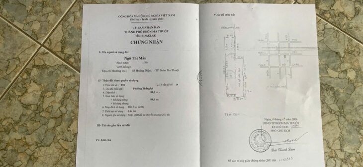 NHÀ ĐẸP – GIÁ TỐT – CẦN BÁN NHANH 3 CĂN NHÀ 61,63,65 Hoàng Diệu, p Thắng Lợi, BMT, Đắk Lắk