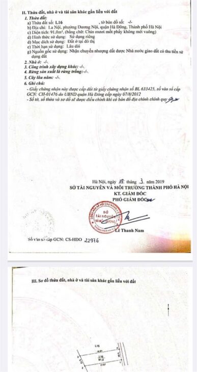 ĐẤT ĐẸP – GIÁ TỐT – CHÍNH CHỦ CẦN Bán Lô Đất Vị Trí Đẹp Tại La Nội, Dương Nội, Hà Đông