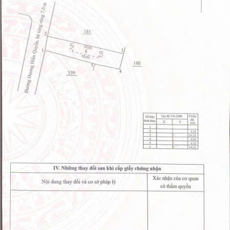 CL-BÁN LÔ ĐẤT DƯƠNG HIẾN QUYỀN, PHƯỜNG BẮC NHA TRANG