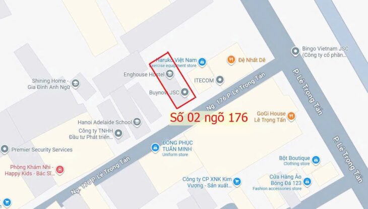 CHÍNH CHỦ Bán nhà số 2 ngõ 176 Lê Trọng Tấn, Thanh Xuân, lô đất hiếm, MIỄN TIẾP MÔ GIỚI