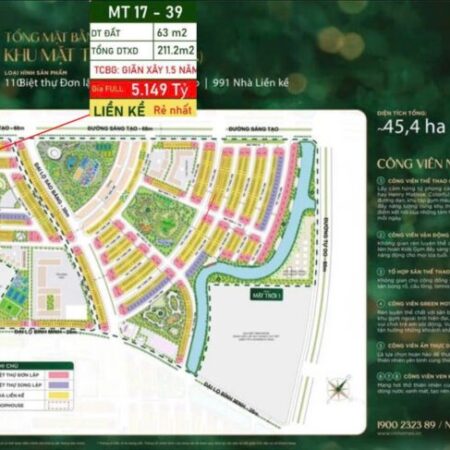 NHANH TAY SỞ HỮU NGAY – LIỀN KỀ RẺ NHẤT – Vinhomes Golden City HẢI PHÒNG
