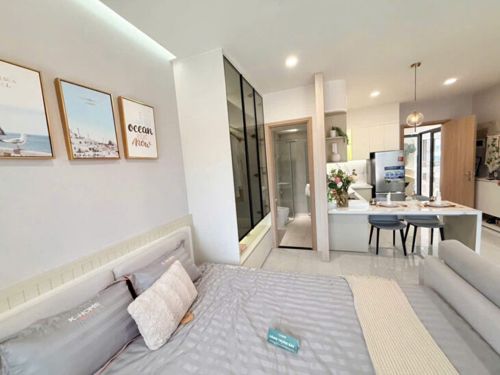 Studio K-Home Apartment 808 triệu – thiết kế hiện đại, chuẩn Singapore tinh tế