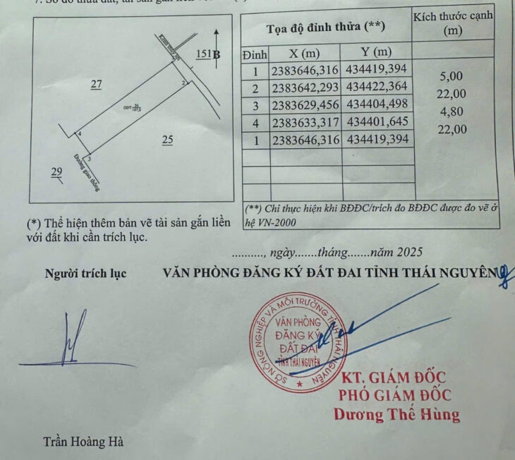 Chính chủ cần bán lô đất tại TP Thái Nguyên