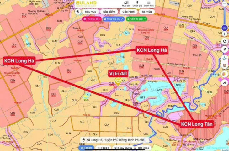 Bán đất nằm giữa 2 Khu Công Nghiệp lớn. Giá đầu tư